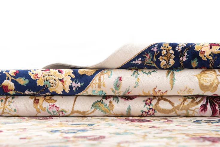 Detail image of 5' 11 x 9' 2 Ghom Design Rug