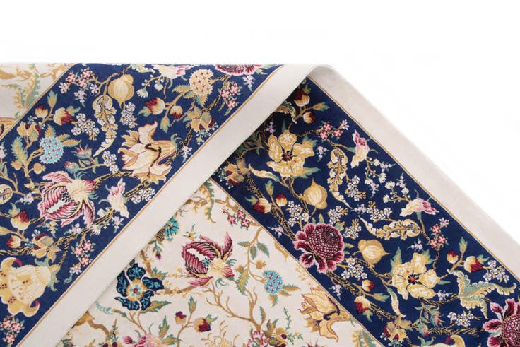 Detail image of 5' 11 x 9' 2 Ghom Design Rug