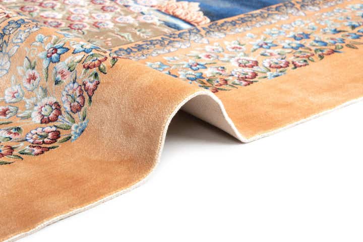 4' 11 x 7' 5 Ghom Design Rug