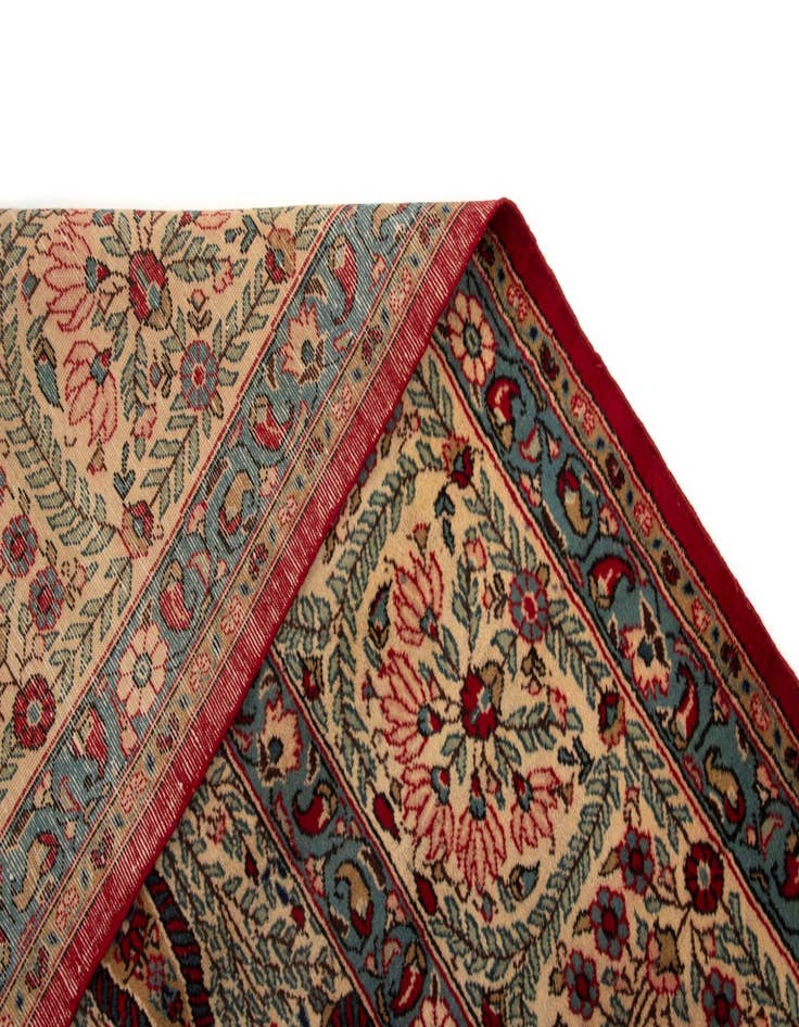 Detail image of 9' 6 x 13' 11  Hand Knotted Ghom Persian Wool Rug