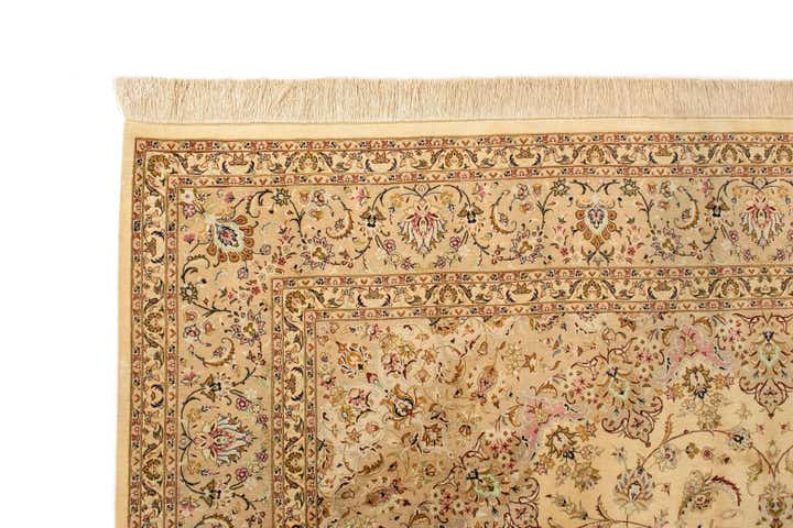 8' x 11' 3 Ghom Silk Rug