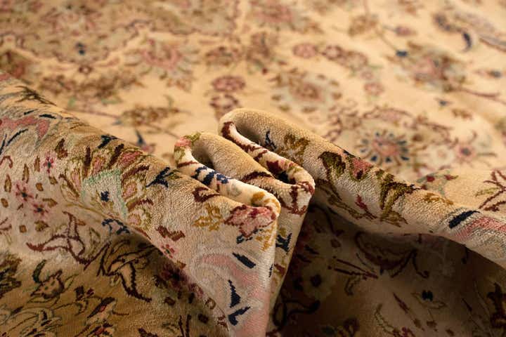 8' x 11' 3 Ghom Silk Rug