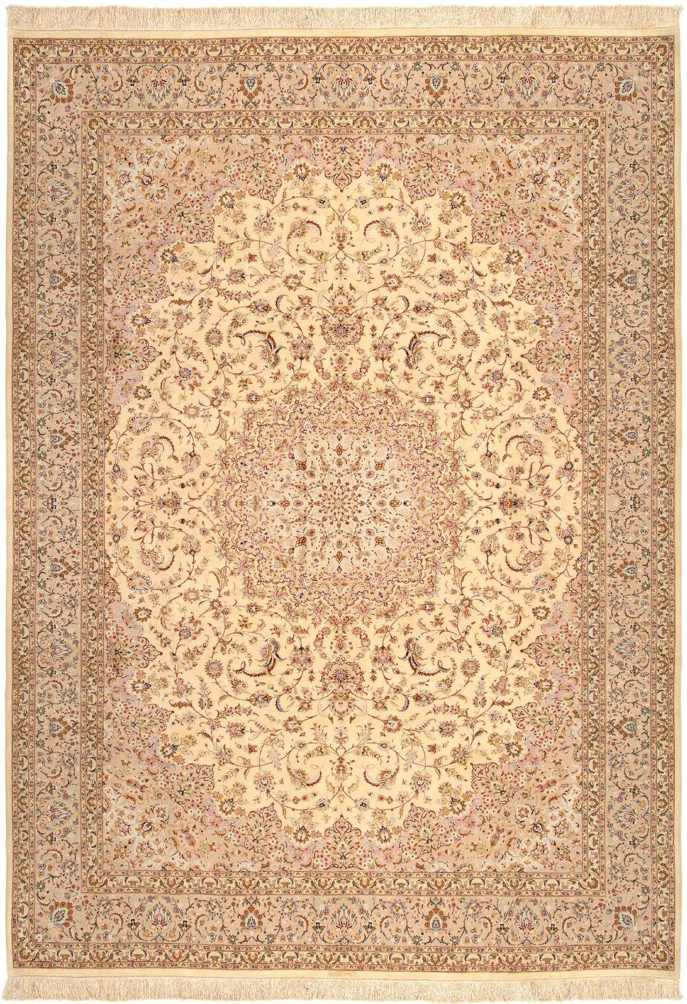 8' x 11' 3 Ghom Silk Rug