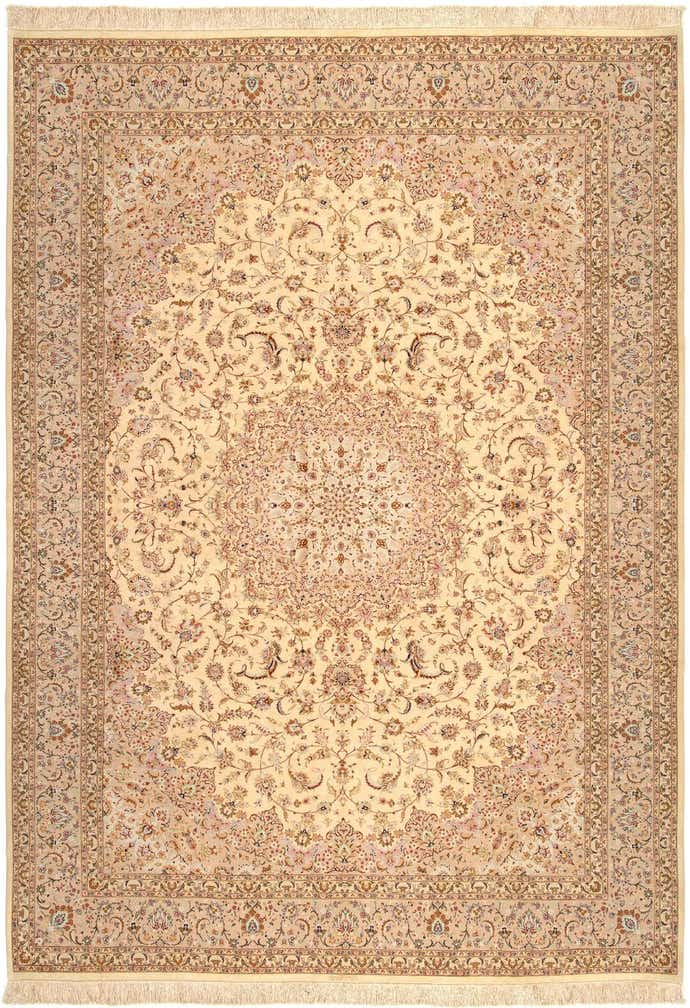 8' x 11' 3 Ghom Silk Rug