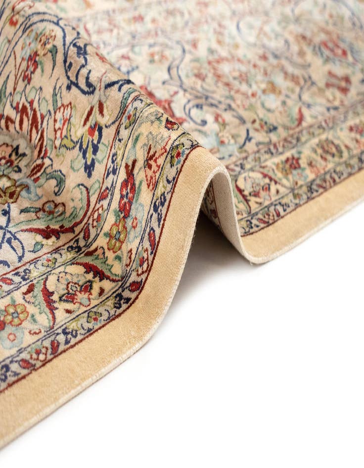 Detail image of 9' 9 x 13' 2 Ghom Silk Rug