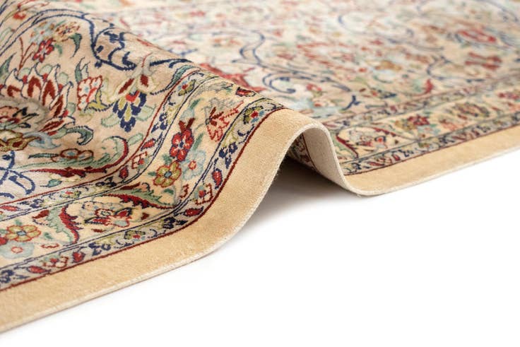 Detail image of 9' 9 x 13' 2 Ghom Silk Rug