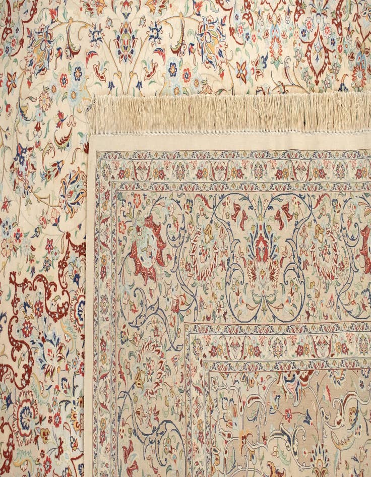 Detail image of 9' 9 x 13' 2 Ghom Silk Rug