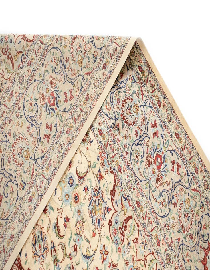 Detail image of 9' 9 x 13' 2 Ghom Silk Rug