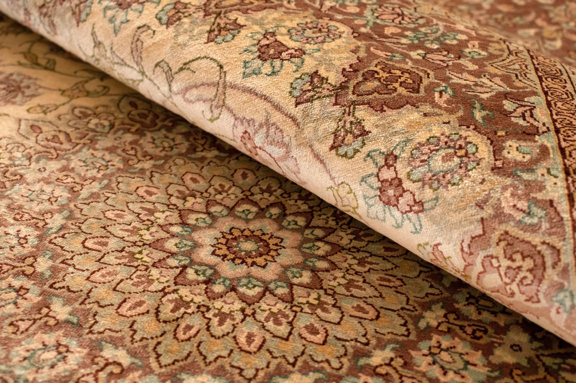 3' 3 x 5' Ghom Silk Rug