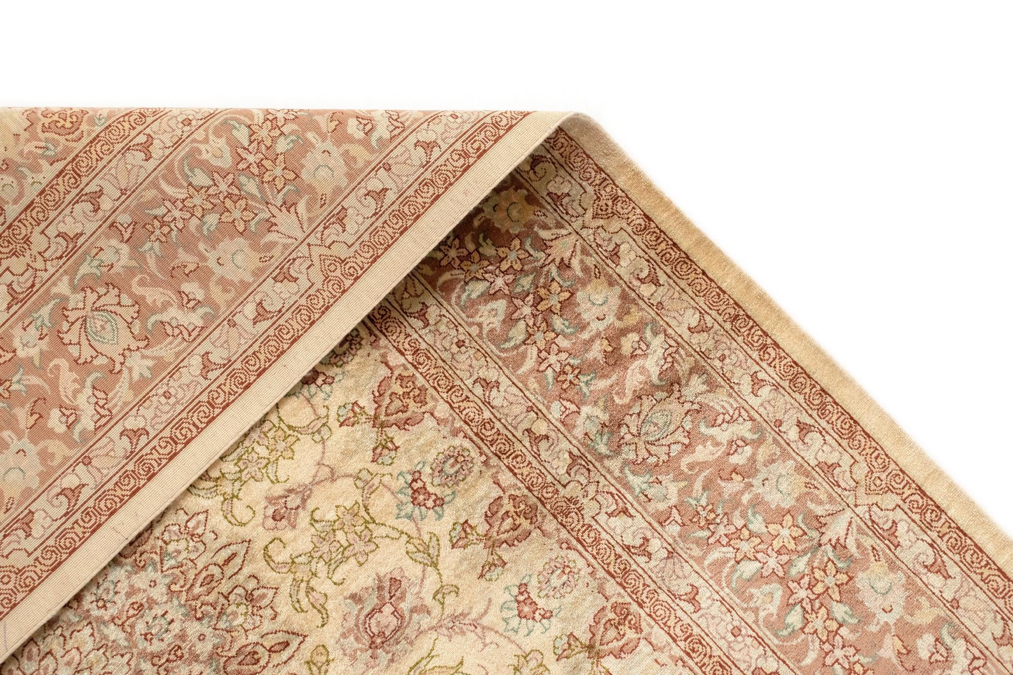 3' 3 x 5' Ghom Silk Rug