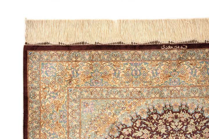 100cm x 150cm Ghom Silk Teppich