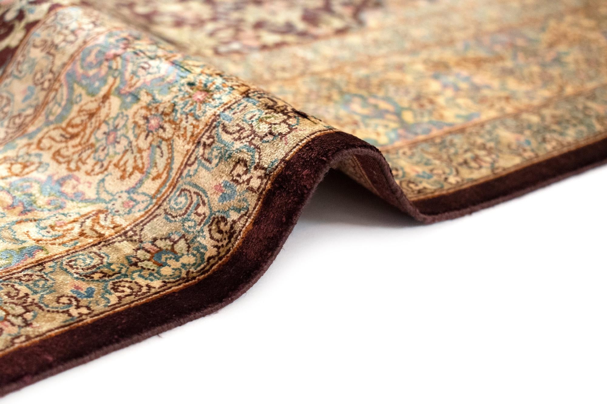 3' 4 x 5' Ghom Silk Rug
