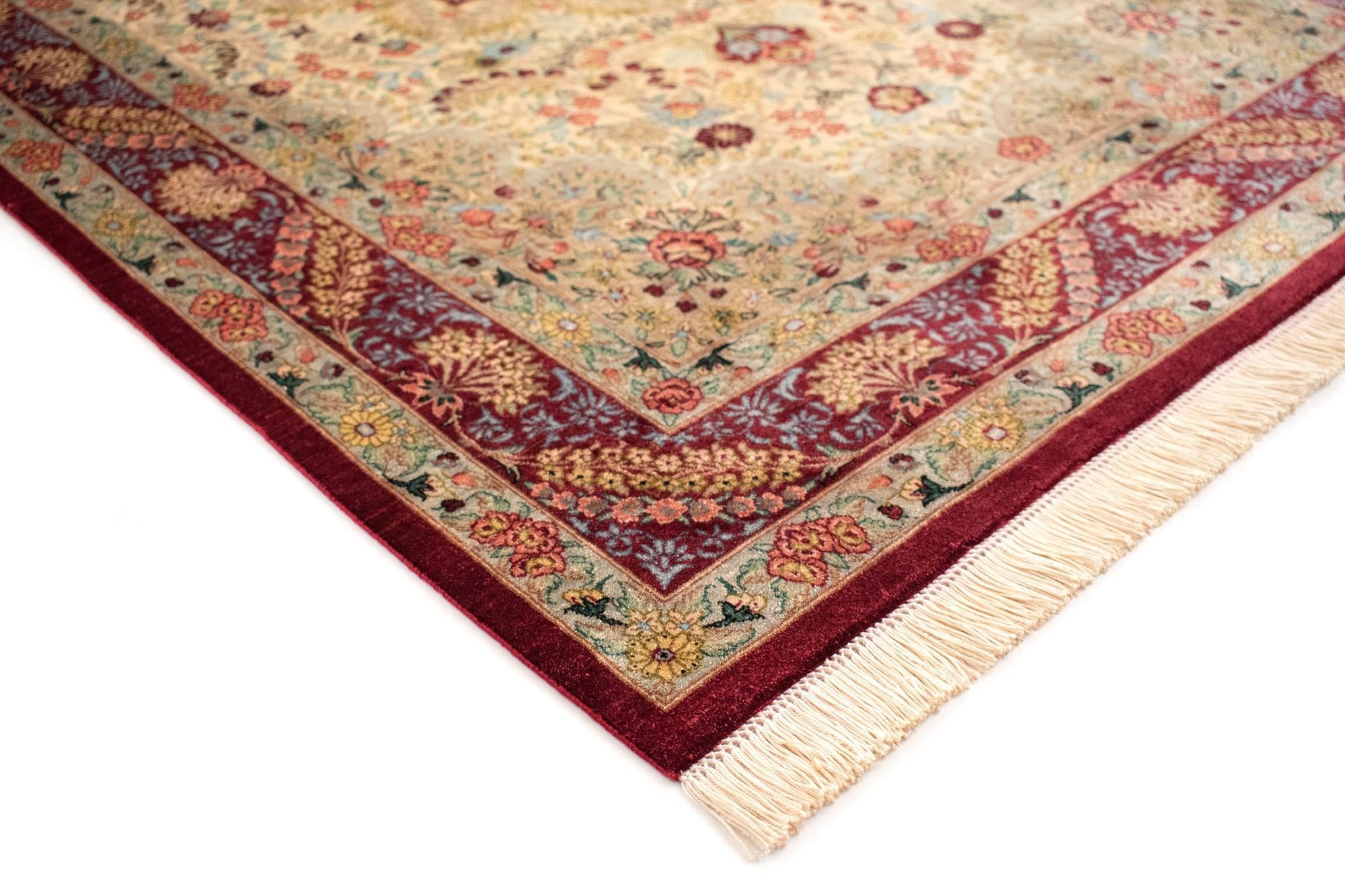 3' 3 x 4' 11 Ghom Silk Rug
