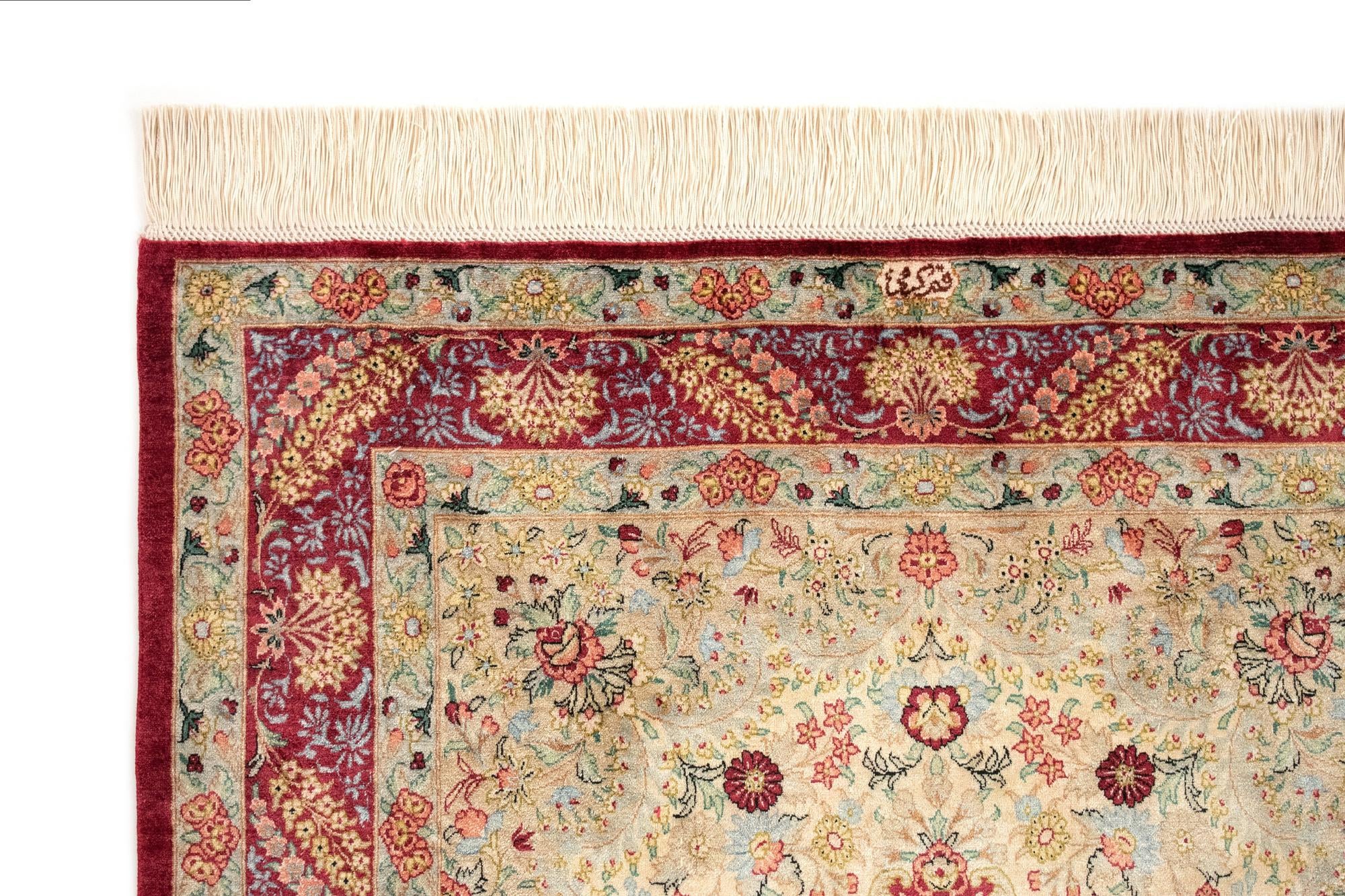 3' 3 x 4' 11 Ghom Silk Rug