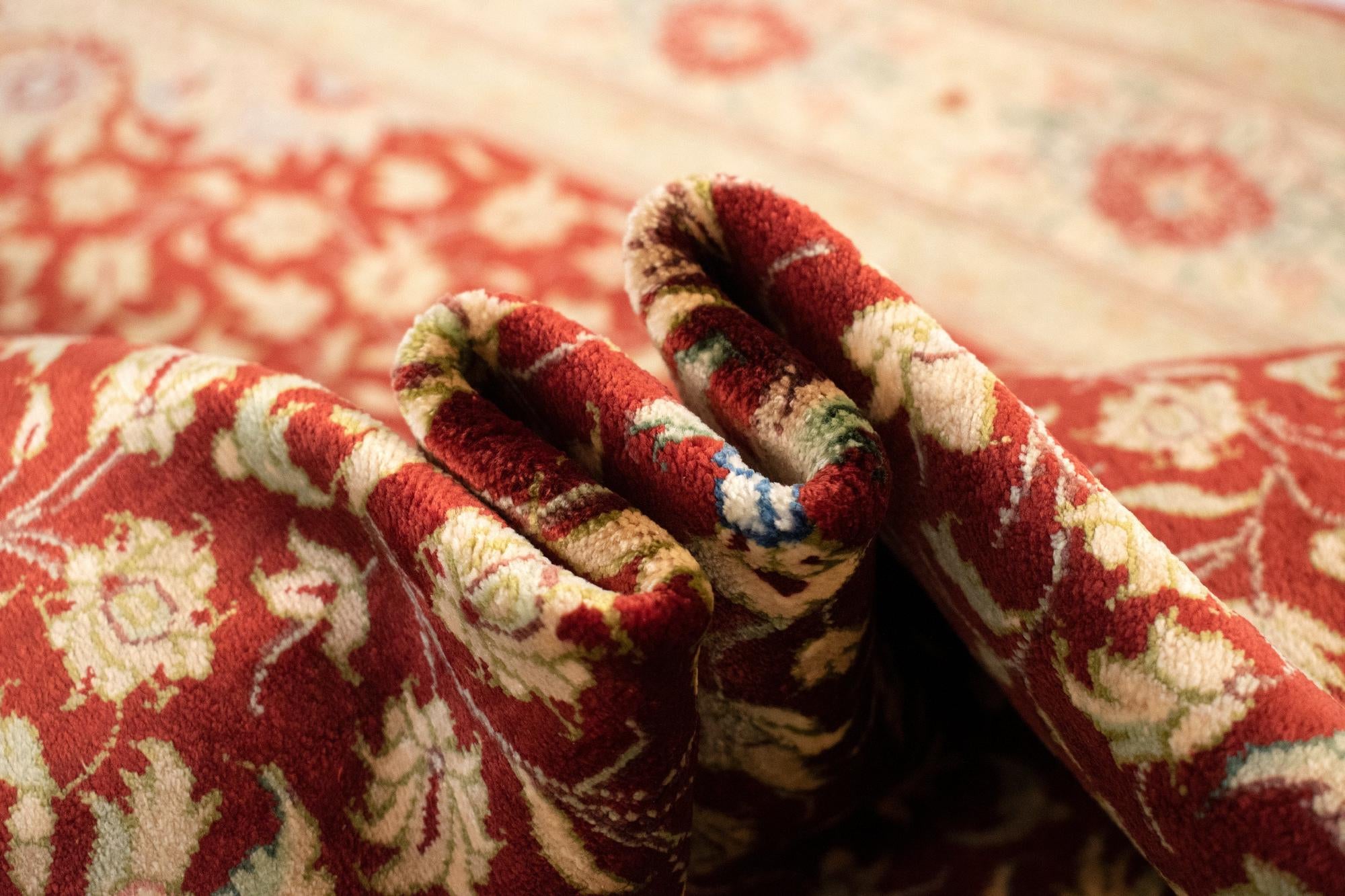 3' 3 x 4' 11 Ghom Silk Rug