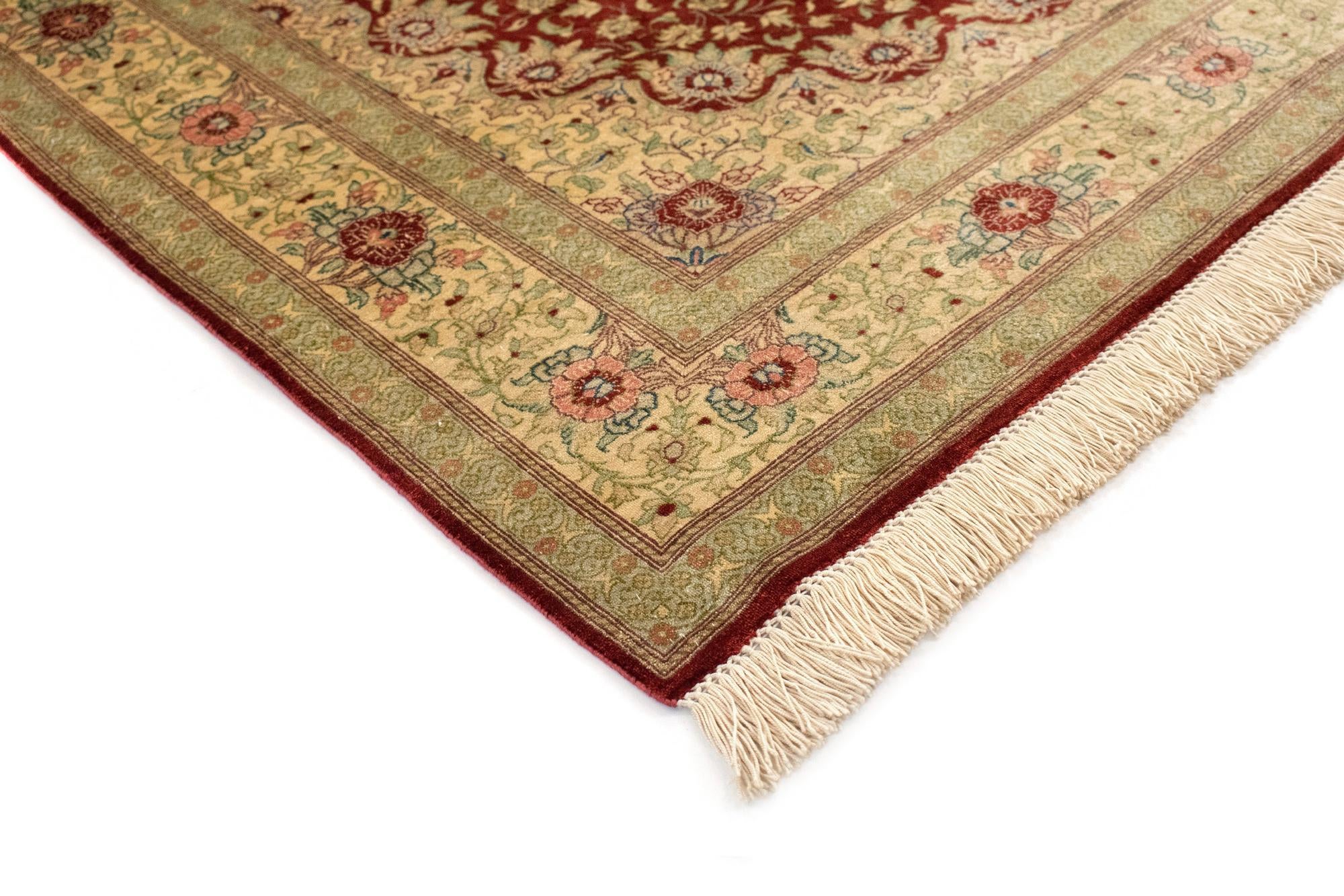3' 3 x 4' 11 Ghom Silk Rug