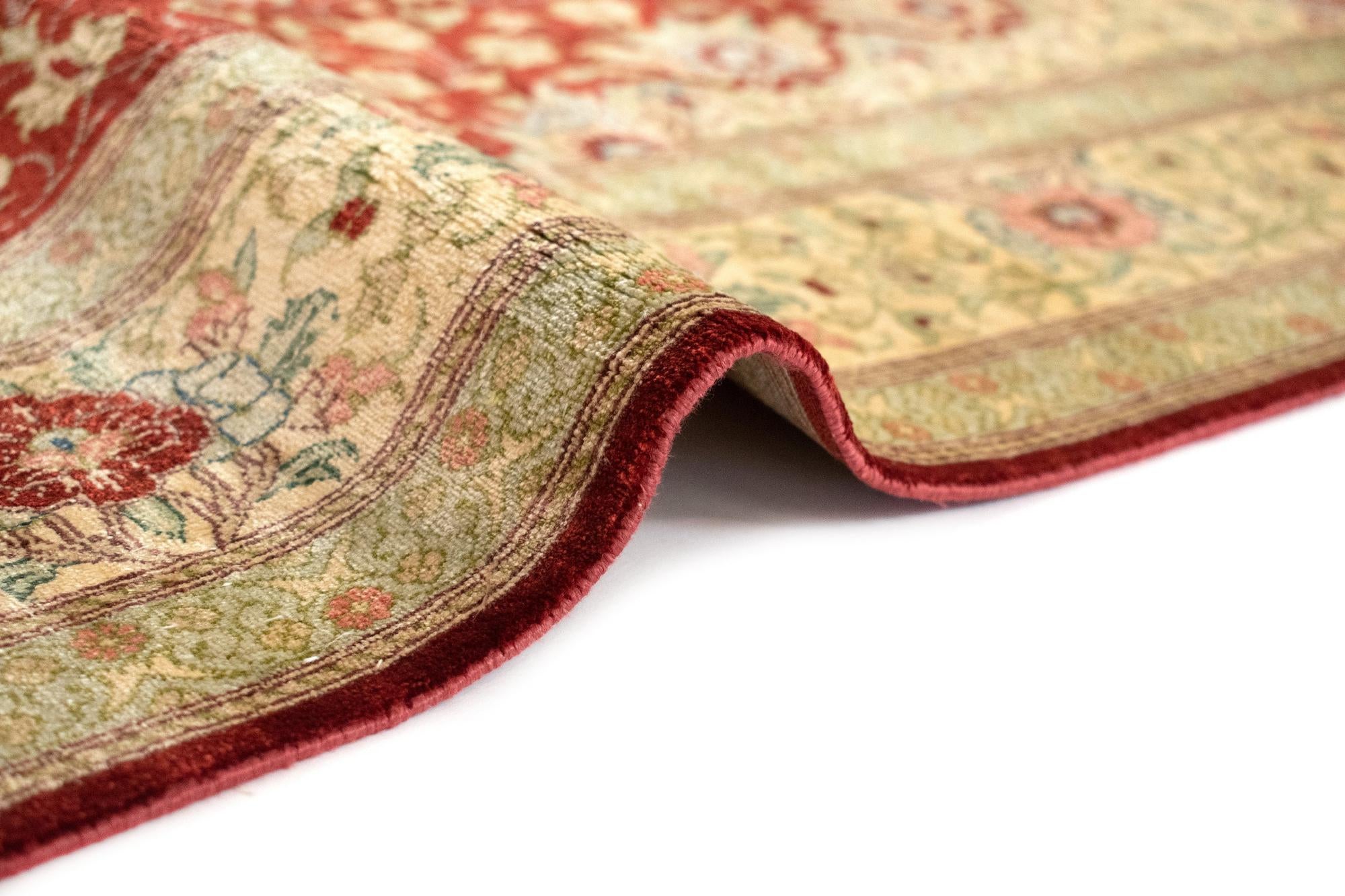 3' 3 x 4' 11 Ghom Silk Rug
