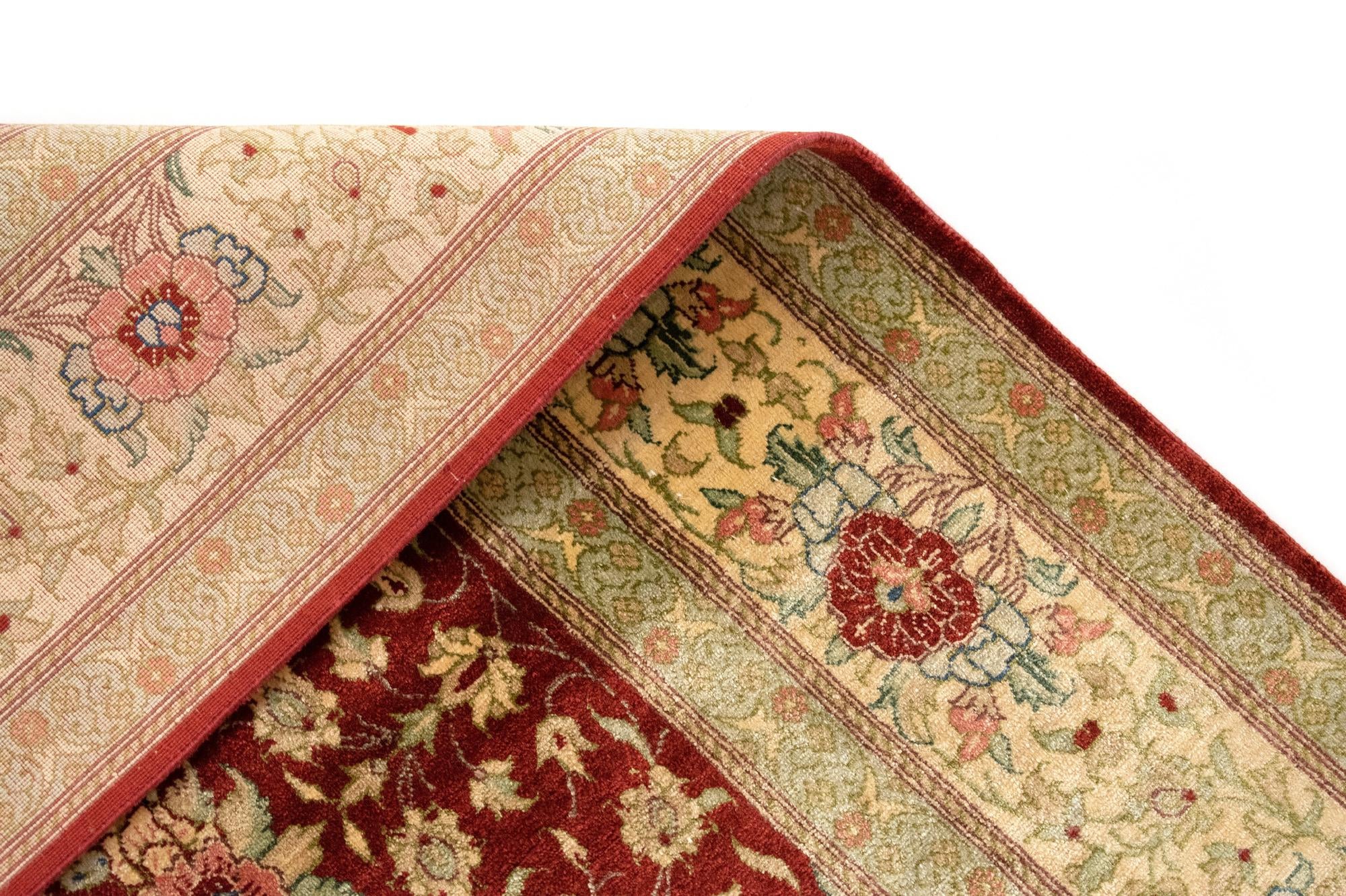 3' 3 x 4' 11 Ghom Silk Rug