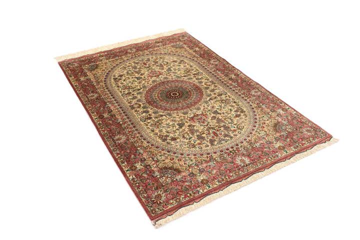 3' 3 x 4' 9 Ghom Silk Rug
