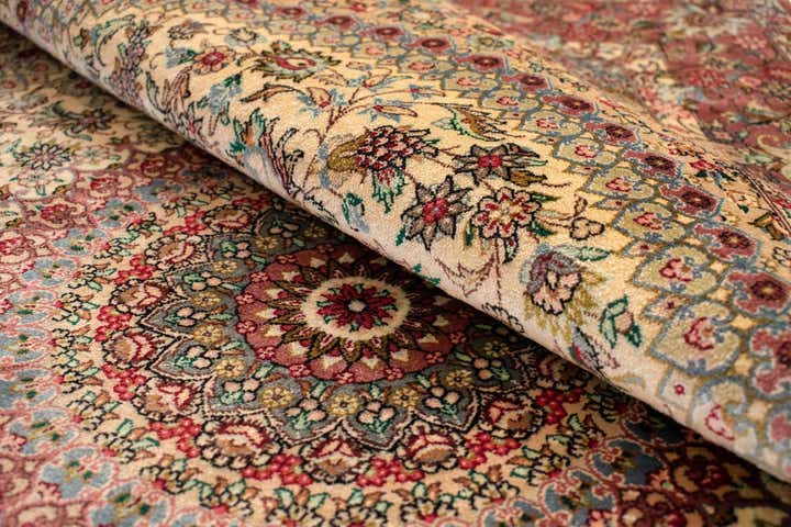 3' 3 x 4' 9 Ghom Silk Rug