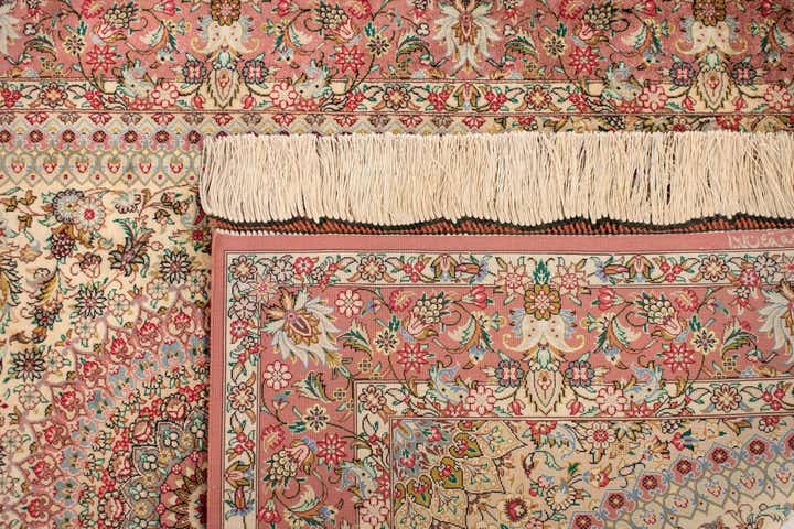 3' 3 x 4' 9 Ghom Silk Rug