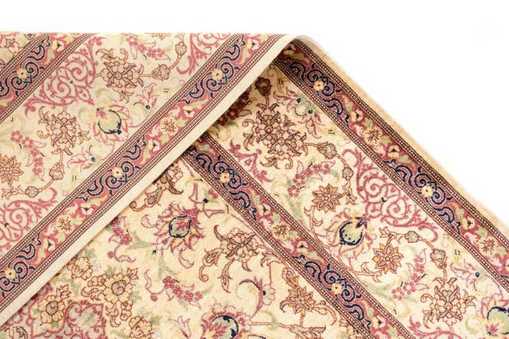4' 2 x 6' 6 Ghom Silk Rug