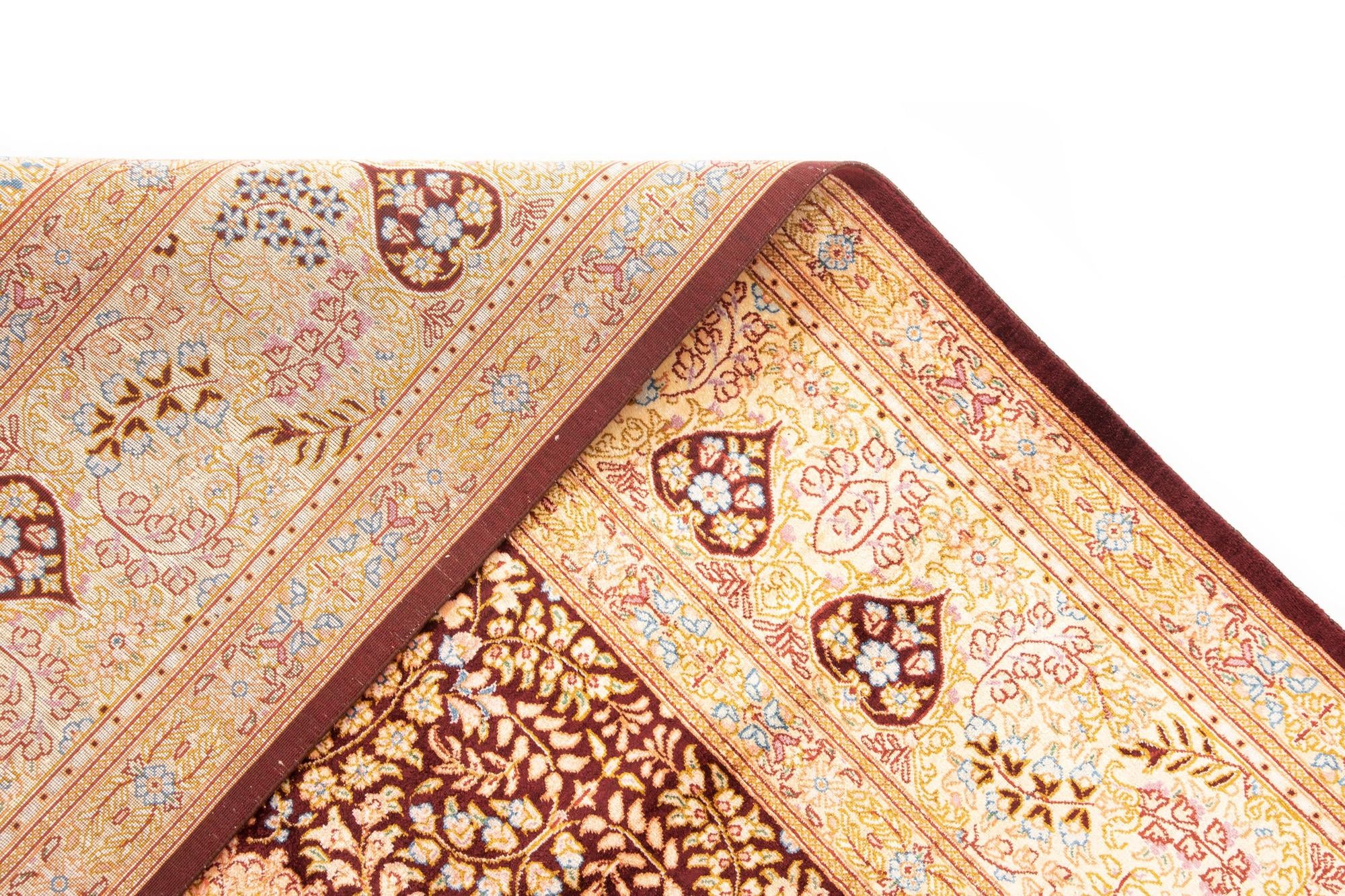 5' 3 x 7' 8 Ghom Silk Rug