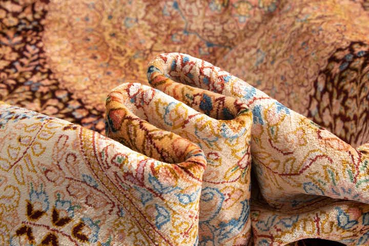 5' 3 x 7' 8 Ghom Silk Rug