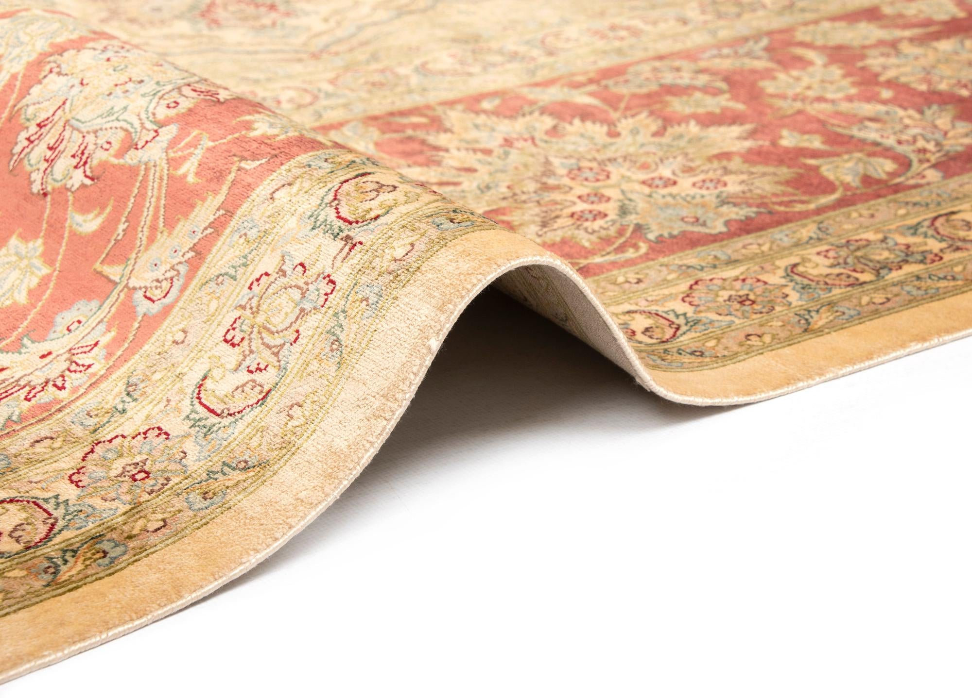 9' 5 x 12' 9 Ghom Silk Rug