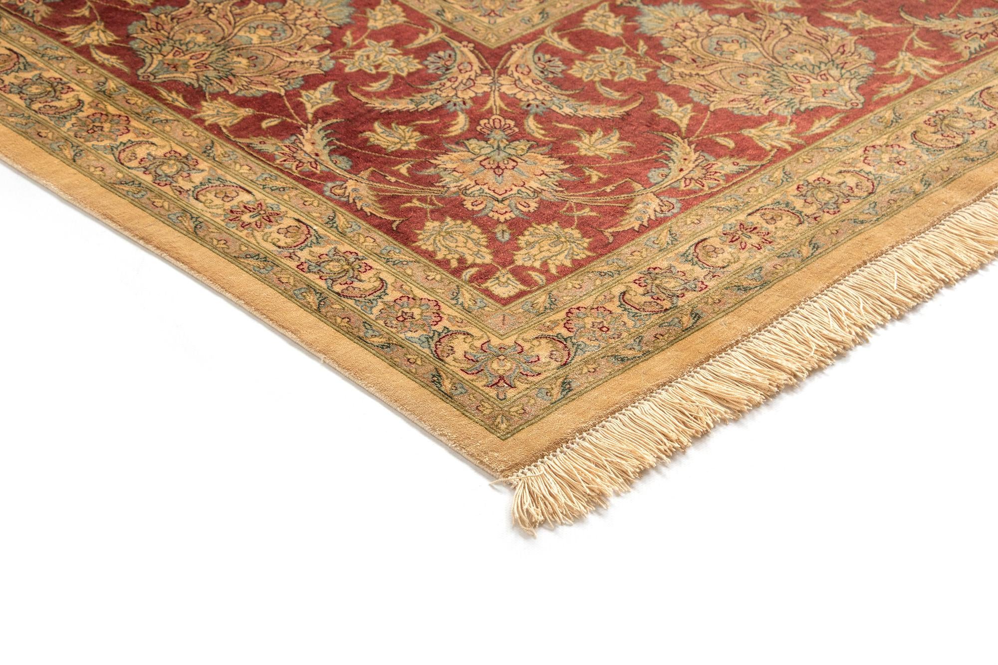 9' 5 x 12' 9 Ghom Silk Rug