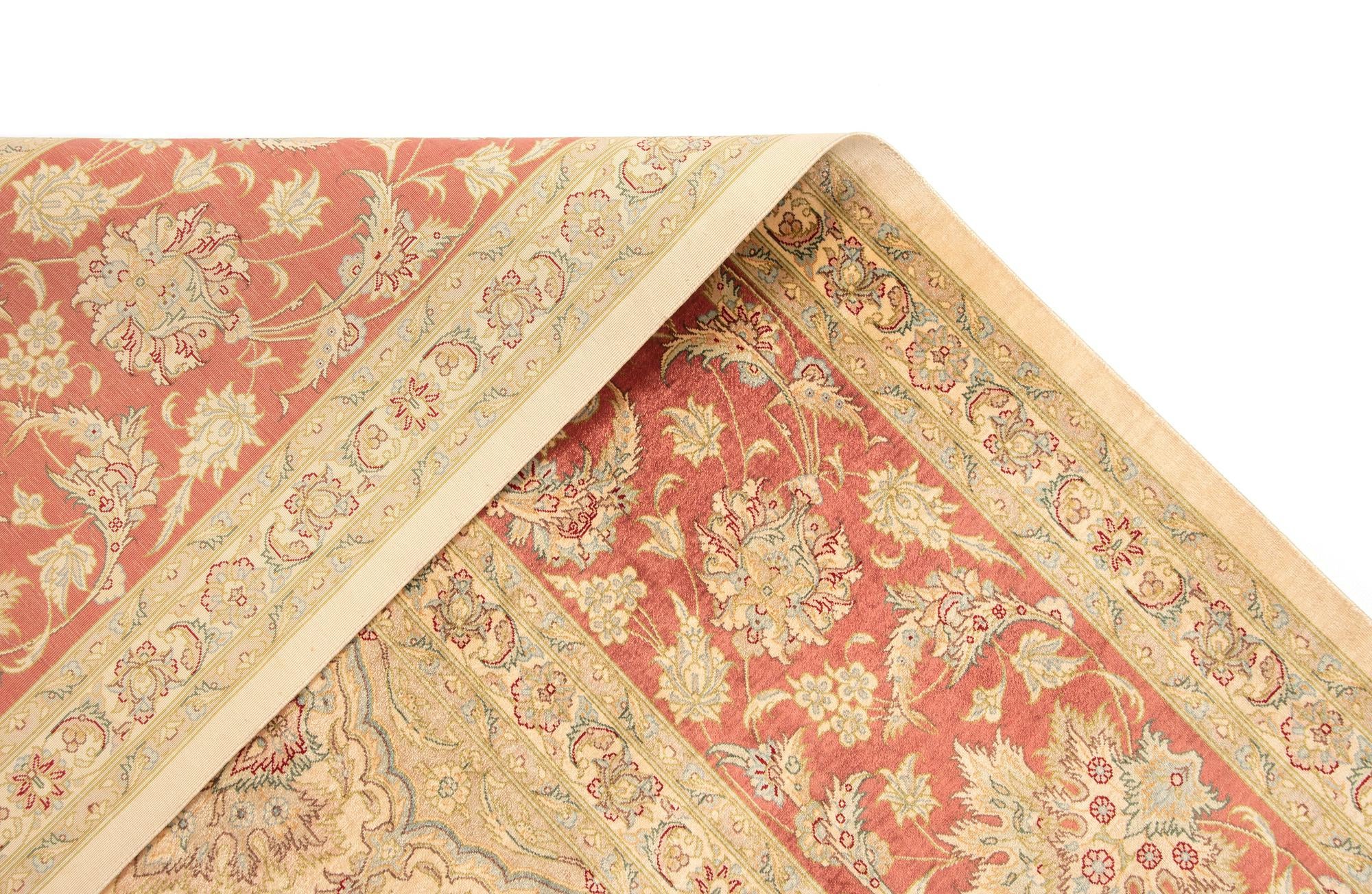 9' 5 x 12' 9 Ghom Silk Rug