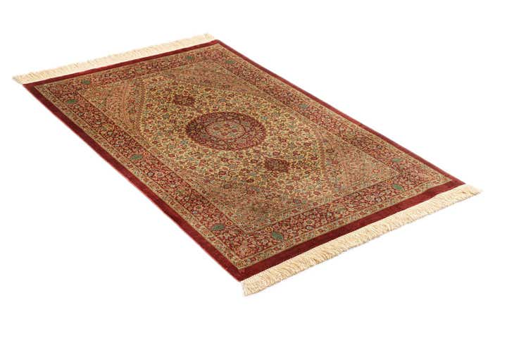 2' 7 x 3' 11 Ghom Silk Rug