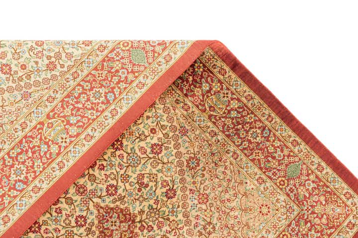 2' 7 x 3' 11 Ghom Silk Rug