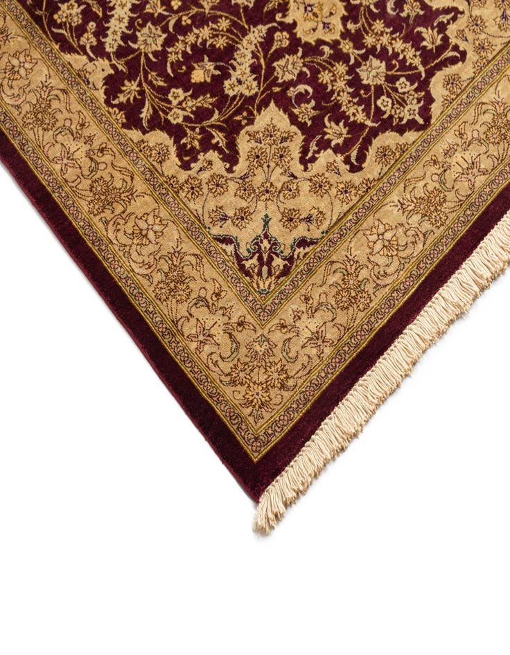 Detail image of 2' 7 x 3' 9 Ghom Silk Rug