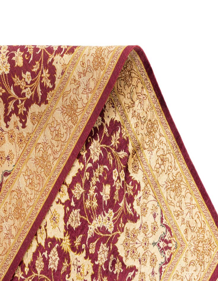 Detail image of 2' 7 x 3' 9 Ghom Silk Rug