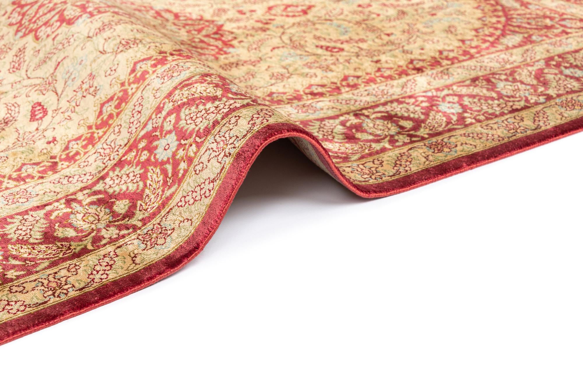 2' 7 x 3' 11 Ghom Silk Rug