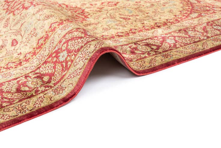 Detail image of 2' 7 x 3' 11 Ghom Silk Rug