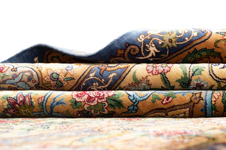 100cm x 155cm Ghom Silk Teppich