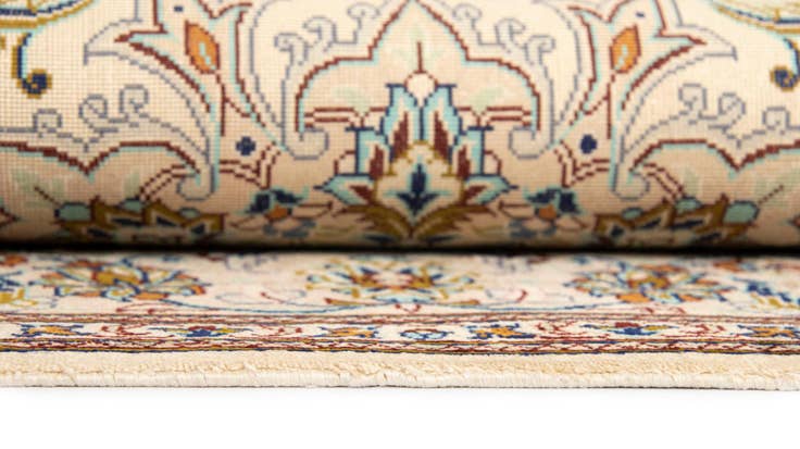 Detail image of 2' 8 x 3' 11 Ghom Silk Rug