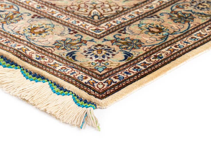 Detail image of 2' 8 x 3' 11 Ghom Silk Rug
