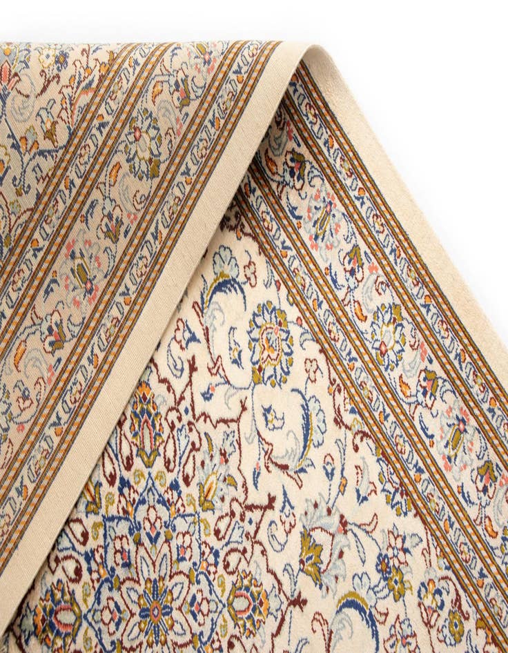 Detail image of 2' 7 x 3' 10 Ghom Silk Rug