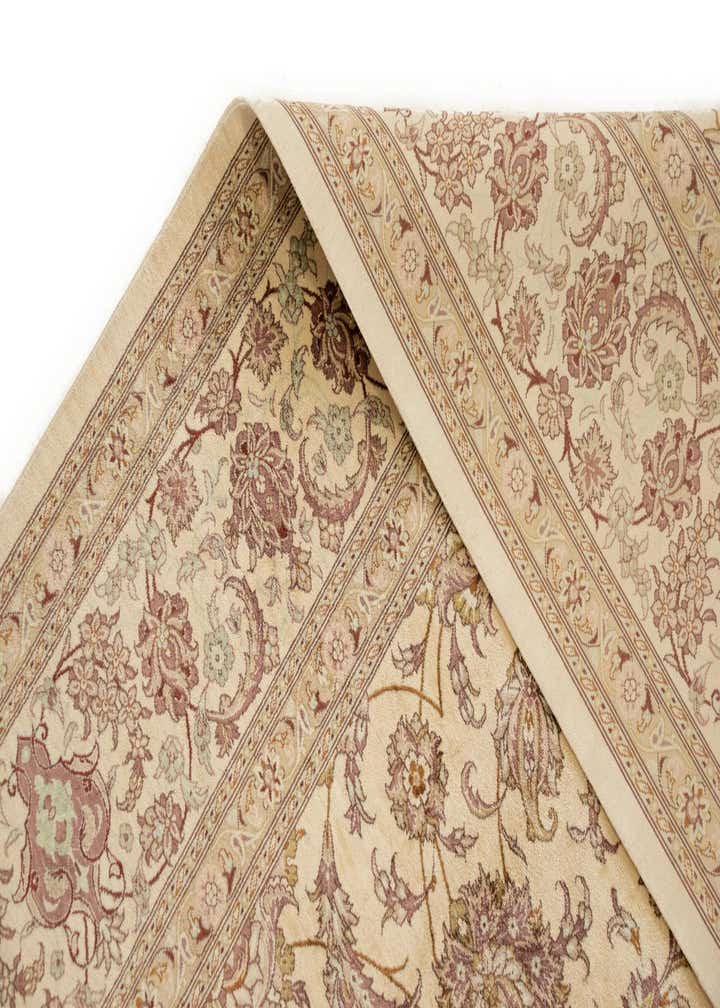 6' 5 x 9' 9 Hand Knotted Ghom Silk Persian Rug