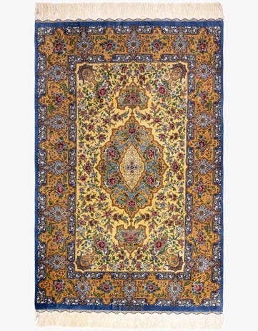 3' 4 x 5' Ghom Silk Rug