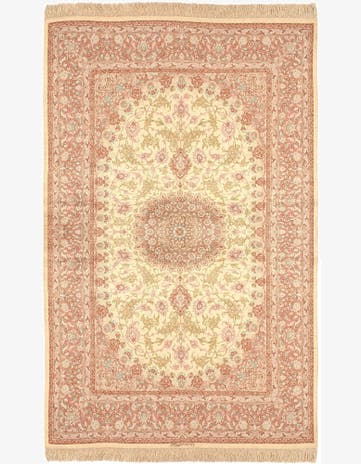 3' 3 x 5' Ghom Silk Rug