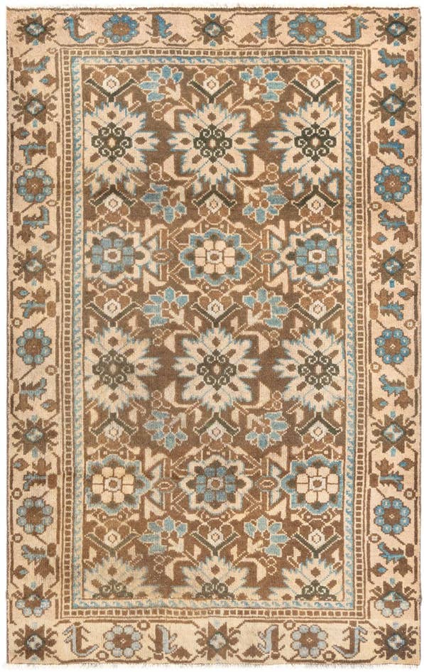 Detailansicht von 100cm x 120cm Hamedan Teppich