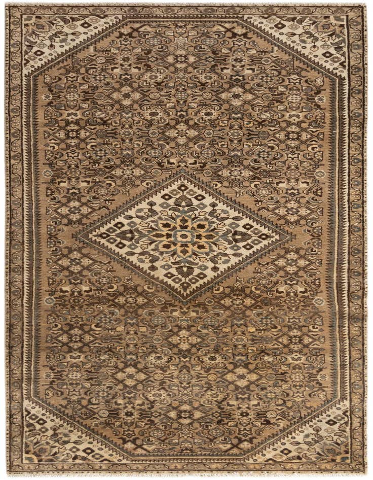 Detail image of 3' 8 x 9' 4 Hamedan Rug