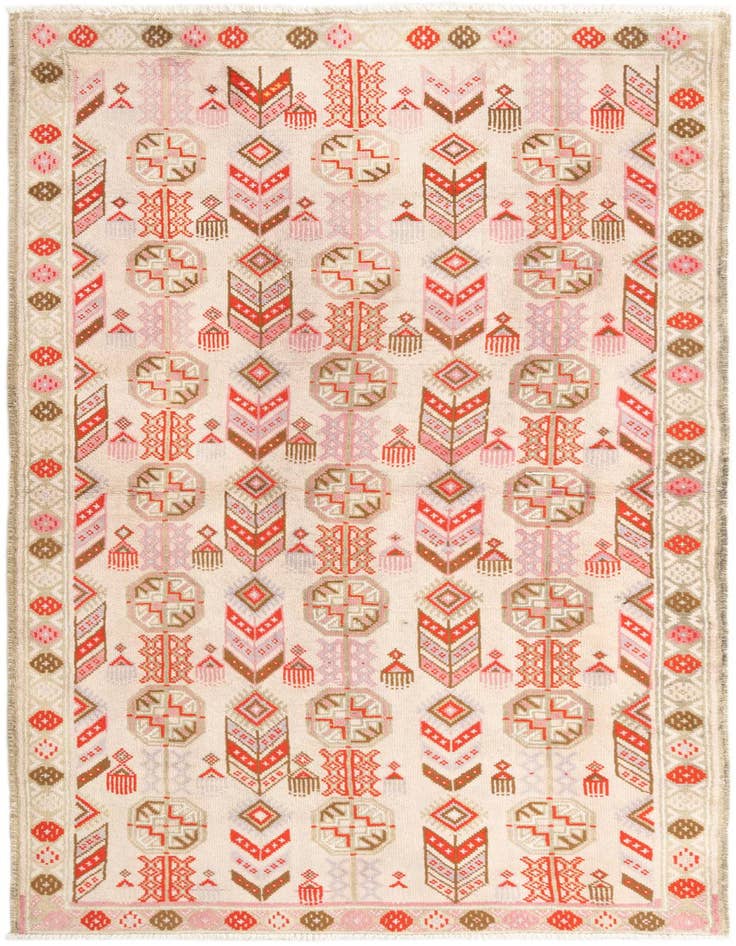 Detail image of 4' 1 x 8' 4 Hamedan Rug