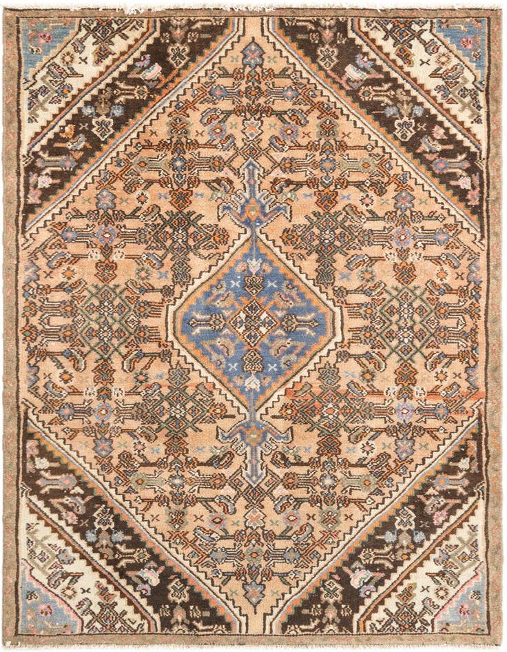 Detail image of 4' 4 x 7' 9 Hamedan Rug