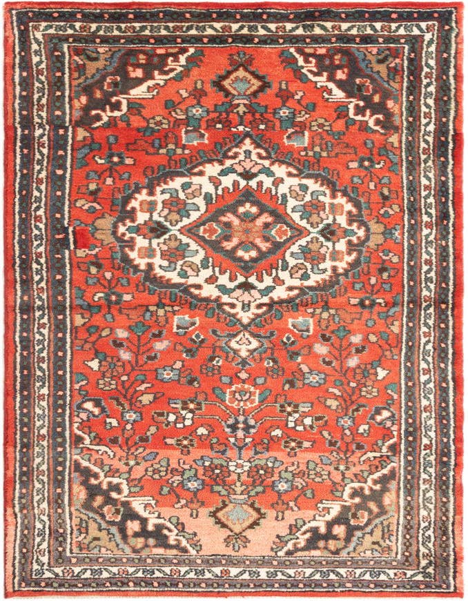 Detail image of 3' 4 x 8' 2 Hamedan Rug