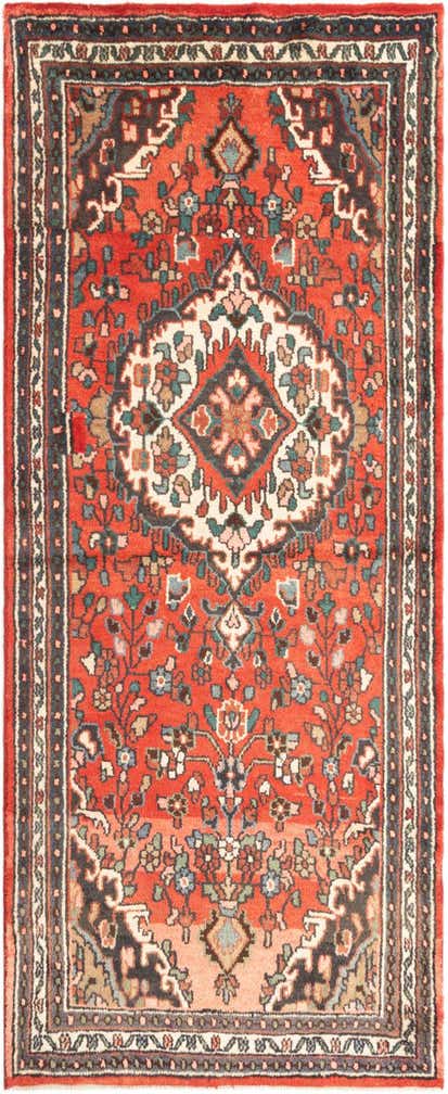 3' 4 x 8' 2 Hamedan Rug